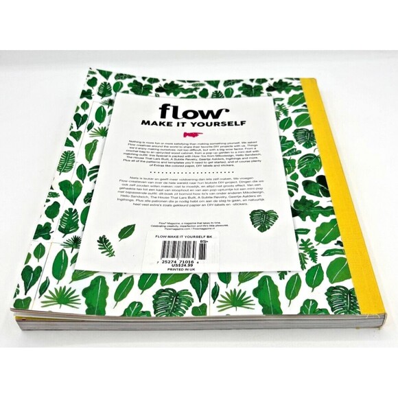 FLOW Make It Yourself Book 26 Crafting Workshops DIY Projects Paper Extras New! - Picture 3 of 11